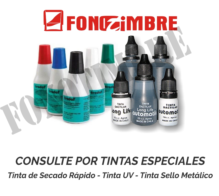 Tintas y Almohadillas para Timbres Automáticos - Repuestos Sellos Automáticos - Comprar Ahora - Fonotimbre Chile